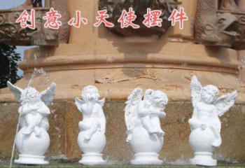 宁波中领雕塑：汉白玉小天使雕塑