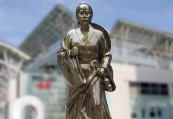 宁波华佗仿铜雕塑，雕刻技艺精湛