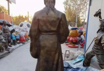 宁波精美雕塑永流传——华佗名医铜雕（定制）