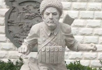 宁波黄继光雕塑，传承着历史的经典