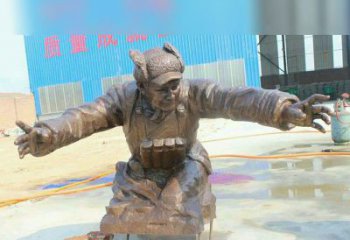 宁波黄继光校园英雄铜雕：传承伟大精神