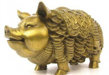 宁波欢迎招财猪，用黄铜打造新年祝福