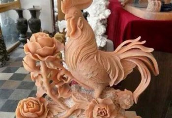 宁波国家元素：吉祥如意公鸡石雕