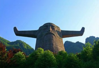 宁波中领雕塑：神农头像雕塑