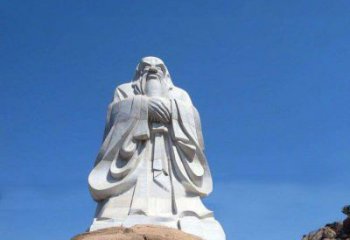 宁波经典的老子雕像，手工制作的沉思之作