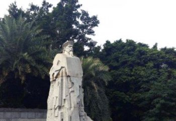 宁波林则徐石雕塑，融合古典韵味与现代气息