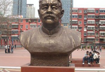 宁波中领雕塑为您打造高端优质的鲁迅胸像铜雕