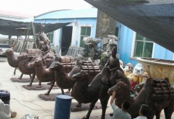 宁波骆驼公园动物铜雕魅力无限