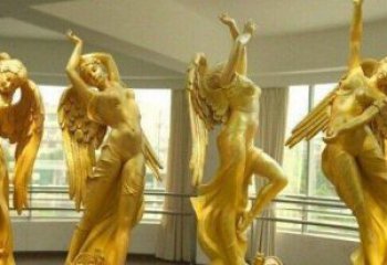 宁波西方天使雕塑，精美绝伦