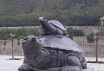 宁波中领雕塑母子乌龟公园石雕