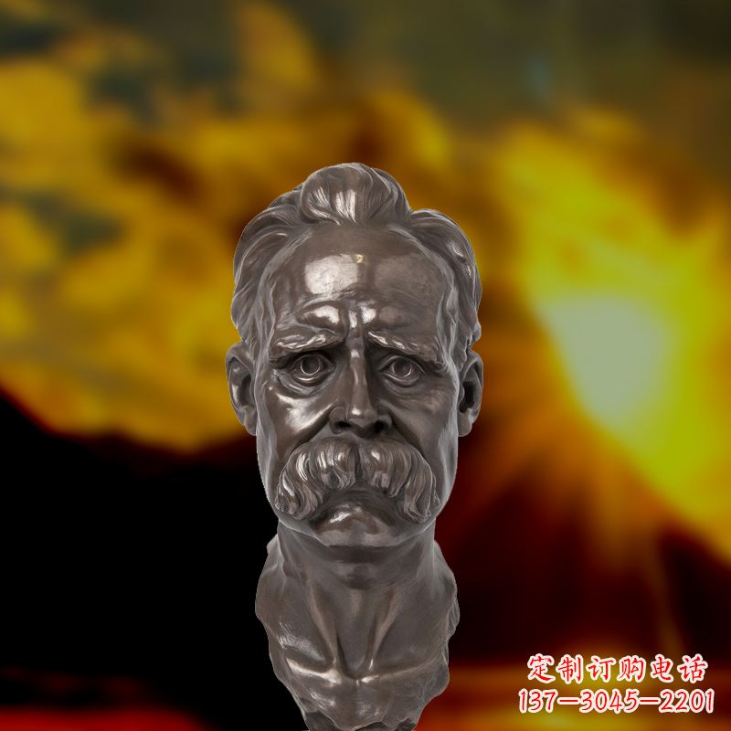 宁波尊贵的尼采铜雕头像