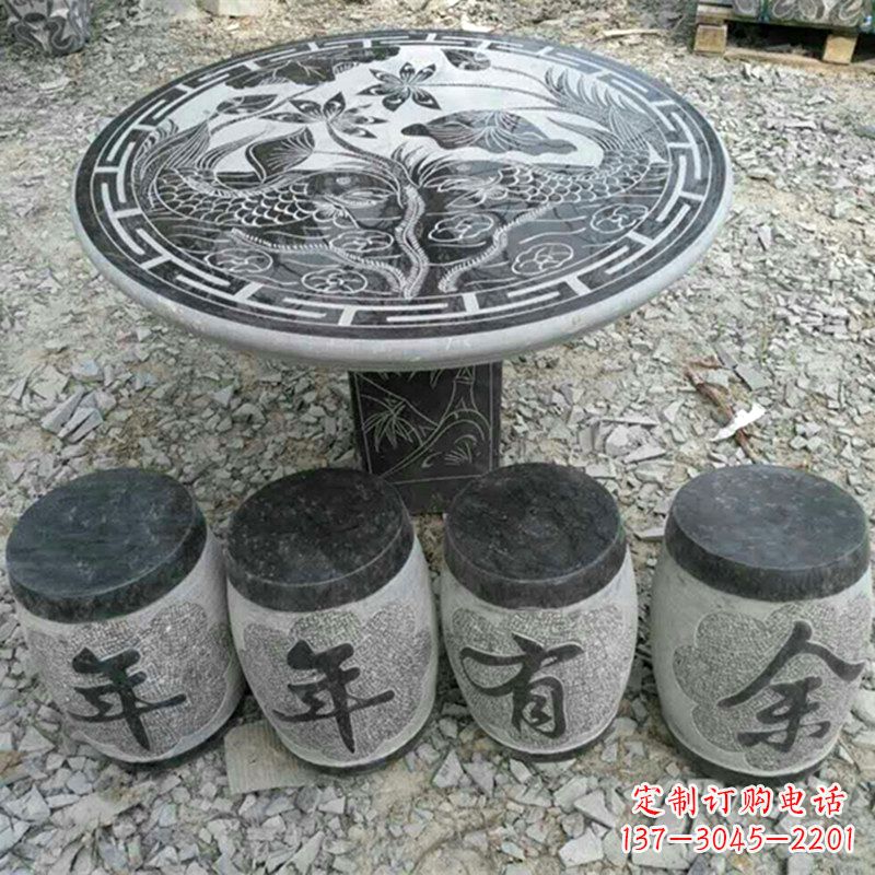 宁波仿古石桌凳,雕刻雅致的完美