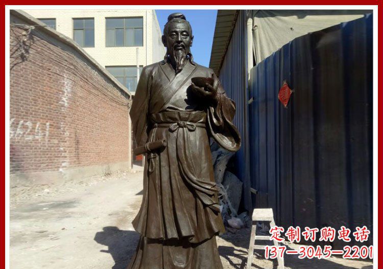 宁波中领雕塑的精品杜康铜雕将传统文化与现代工…