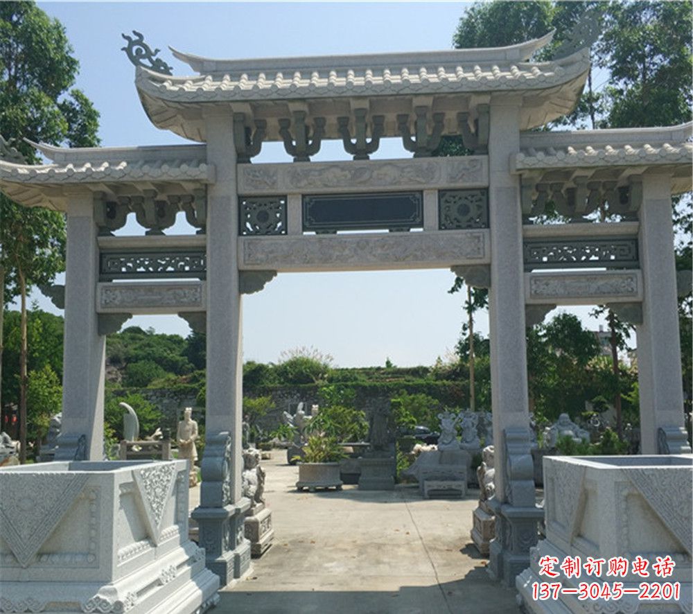 宁波农村石牌坊雕刻