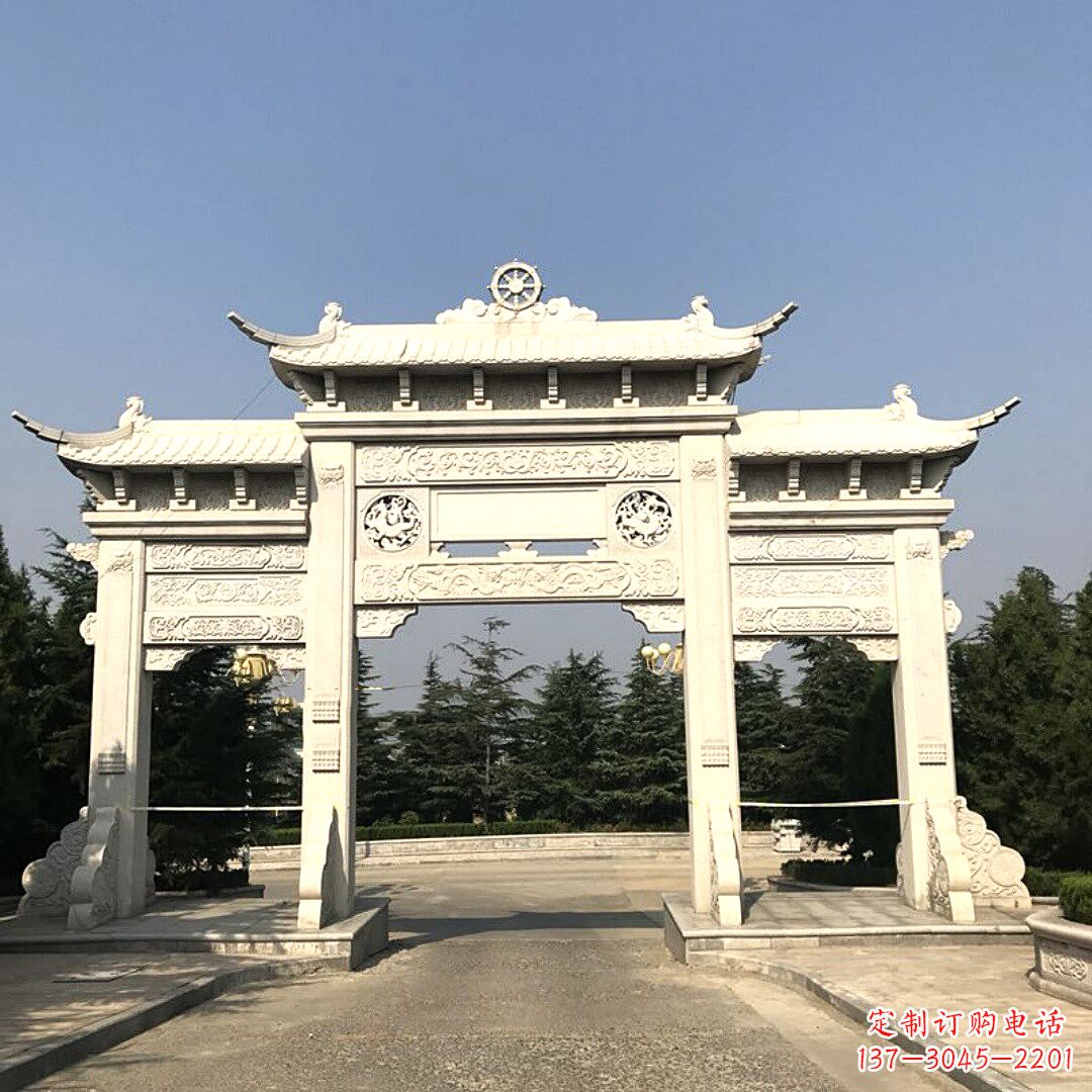 宁波牌坊柱座石雕