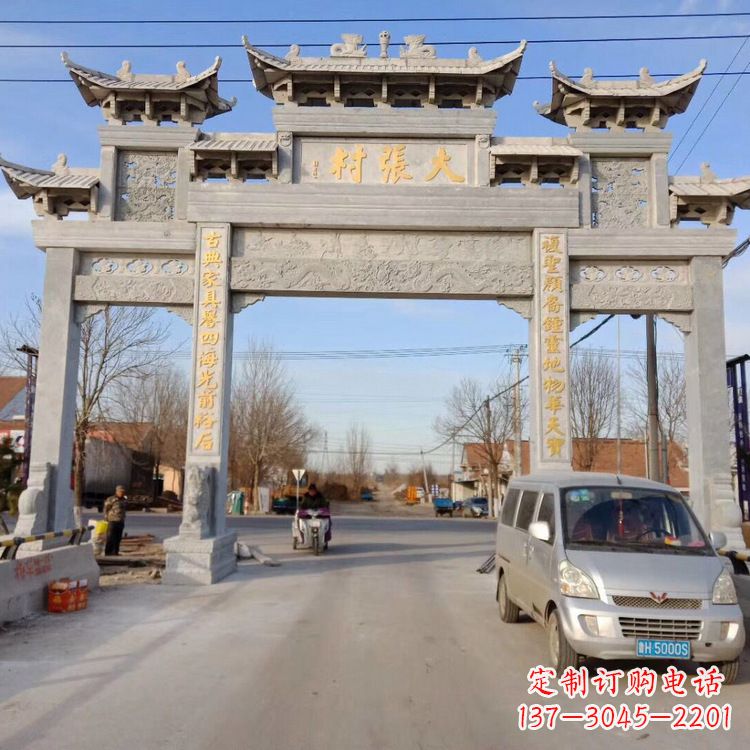宁波牌楼的石雕