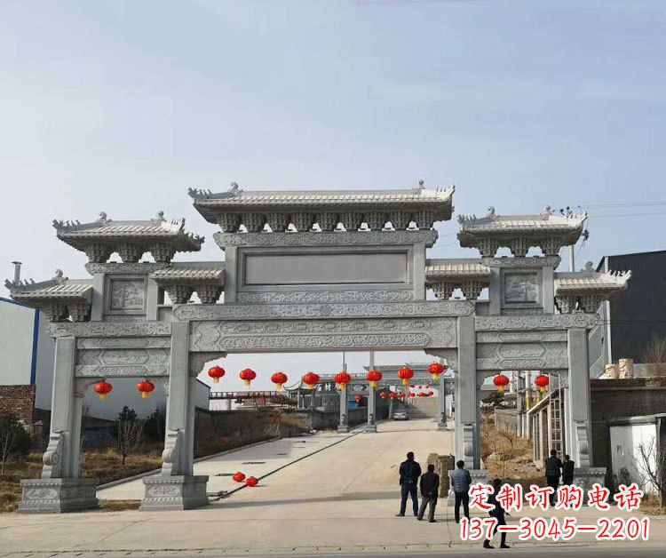 宁波牌楼牌楼石雕