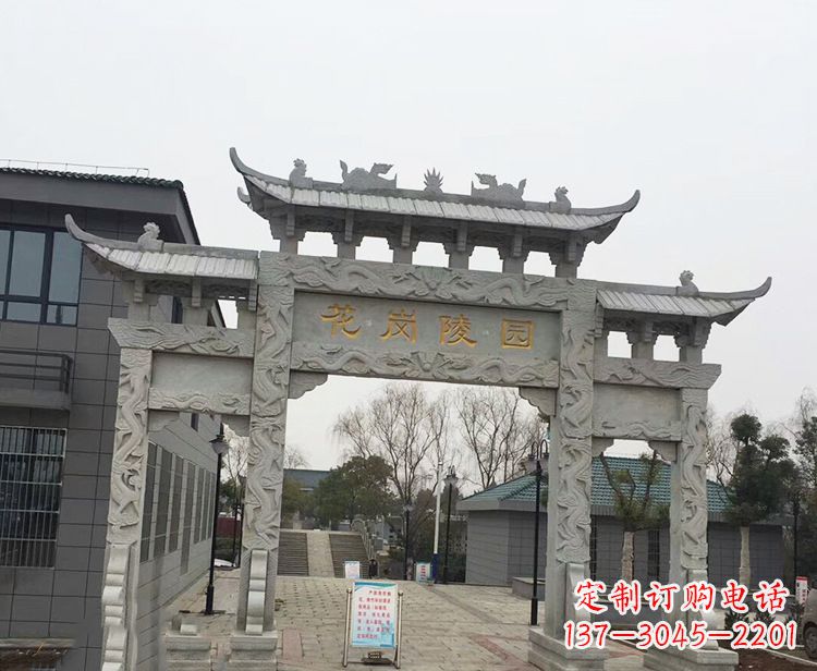 宁波精美牌楼石雕,精致雕琢精美臻品