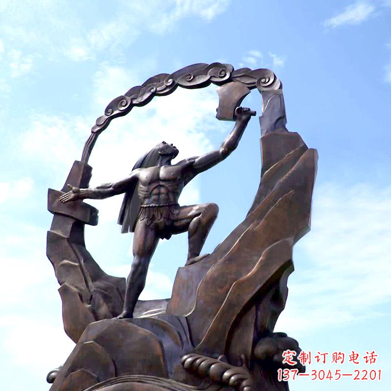 宁波盘古开天大型景观雕塑