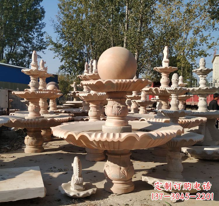 宁波中领雕塑砂岩喷泉雕塑