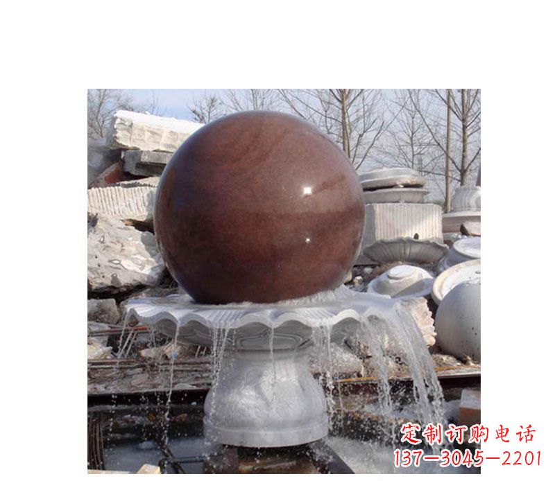 宁波喷泉小型风水球石雕