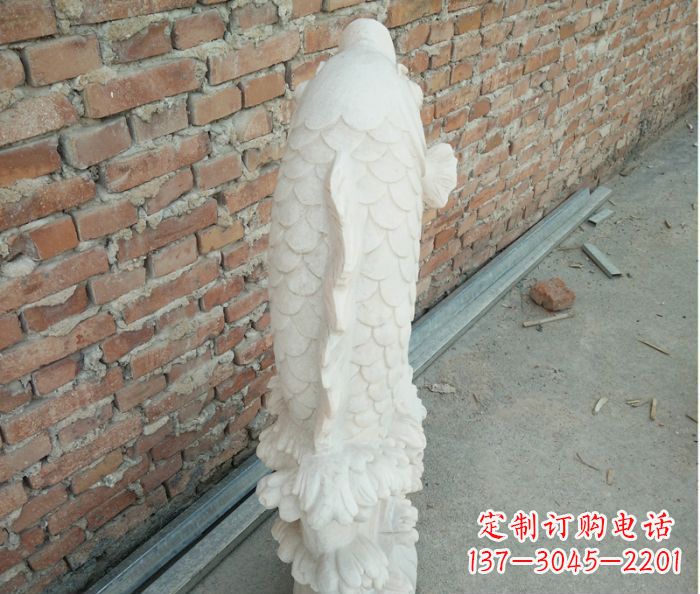 宁波喷水鲤鱼公园石雕 (2)