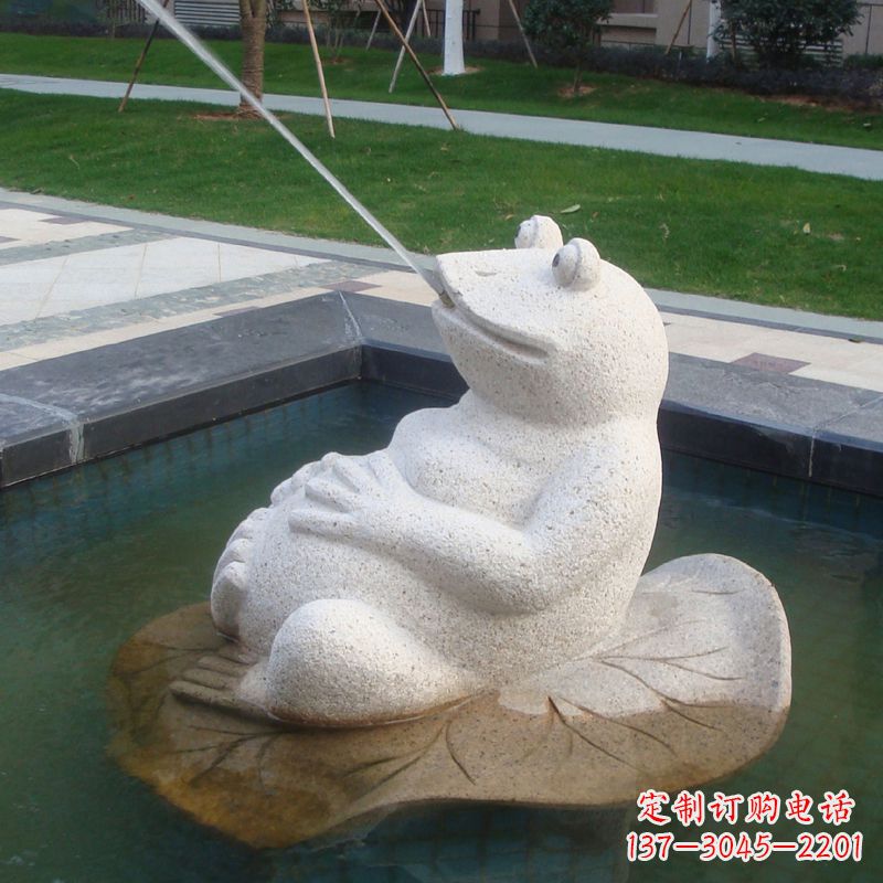 宁波无边界精致艺术——喷水青蛙石雕