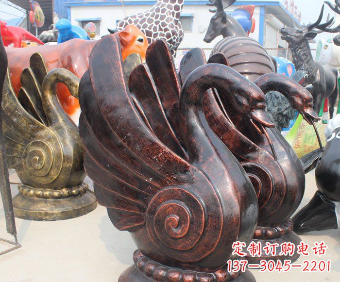 宁波以无与伦比的艺术品呈现——中领雕塑天鹅雕塑