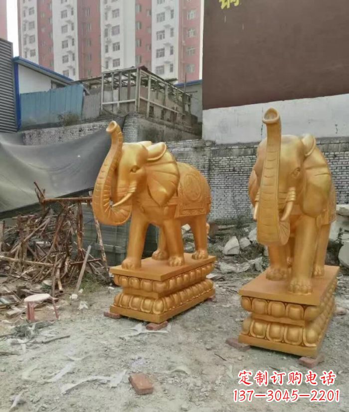 宁波大象雕塑，传递招财福利