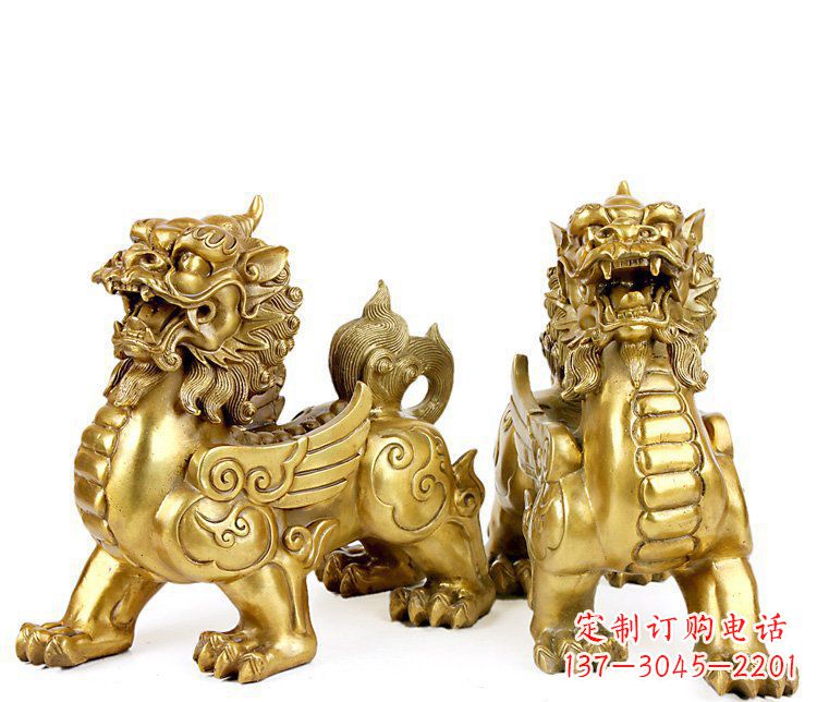 宁波精美貔貅铜雕,精致雕塑,来自中领雕塑