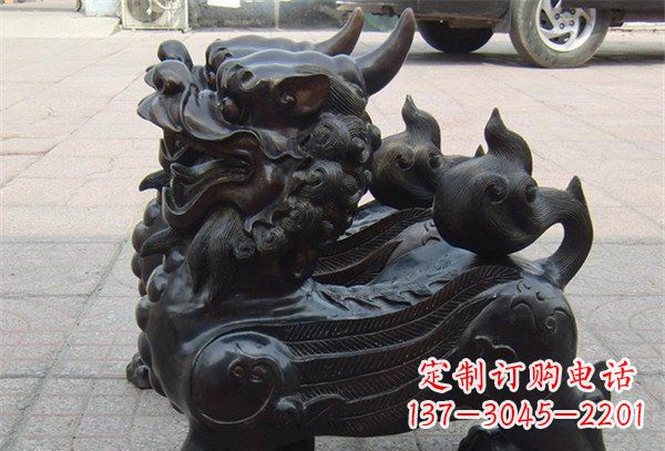 宁波象征保护,美轮美奂的貔貅辟邪神兽铜雕