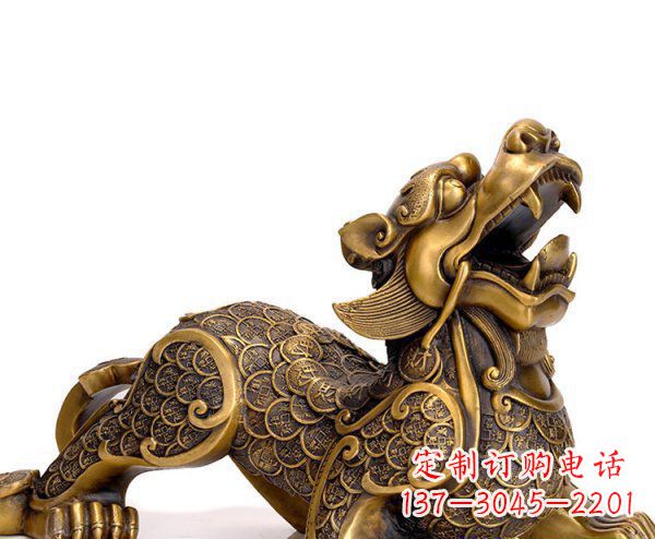 宁波精美铜质貔貅神兽雕塑