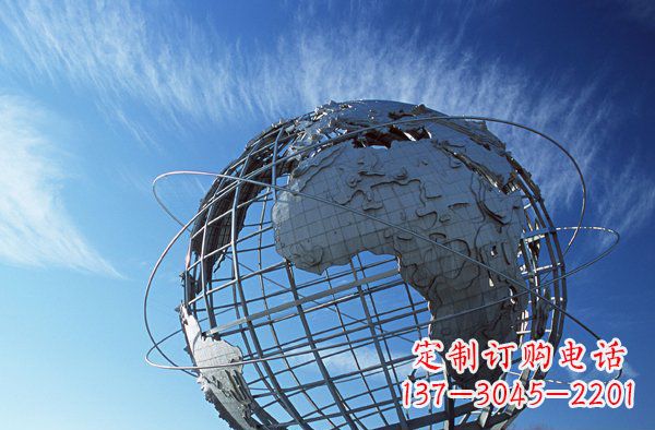 宁波企业不锈钢大型地球雕塑