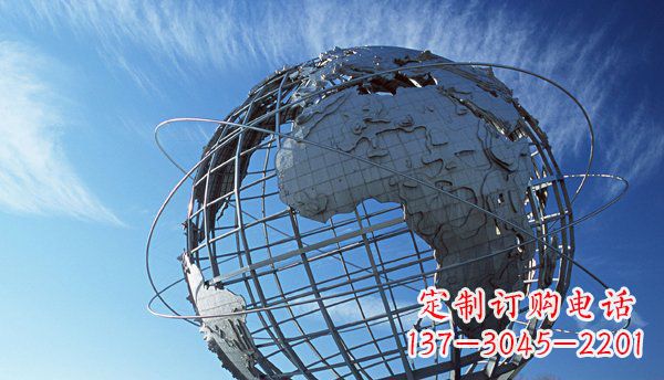 宁波企业不锈钢地球雕塑