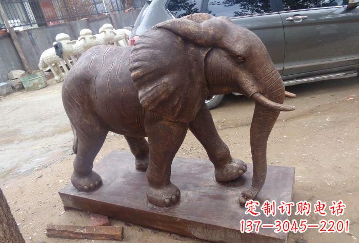 宁波企业大象铜雕