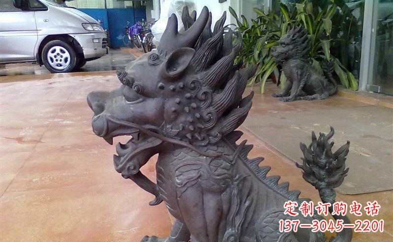 宁波中领雕塑:舍利子之源,麒麟铸铜神兽铜雕