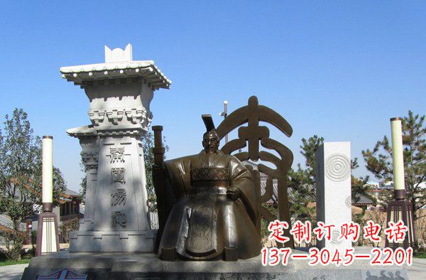 宁波秦始皇雕塑，精致细腻，传承历史之美