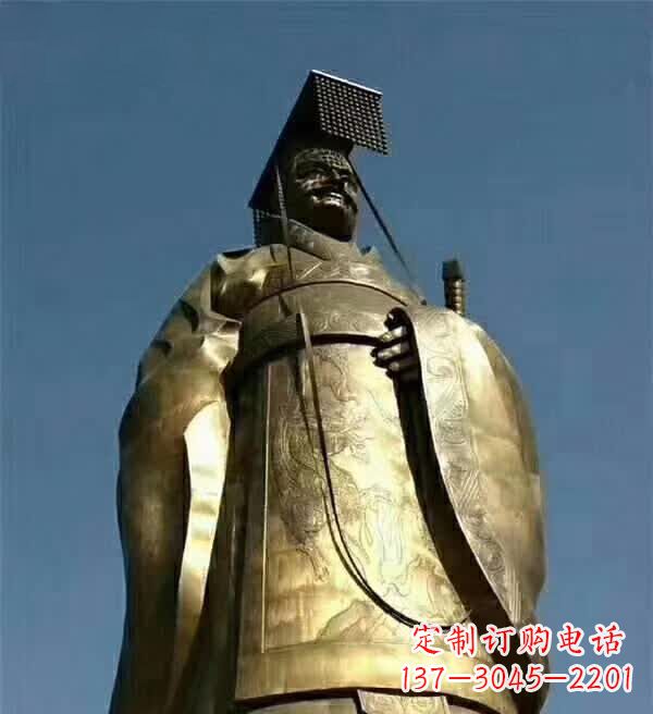 宁波秦始皇铜雕