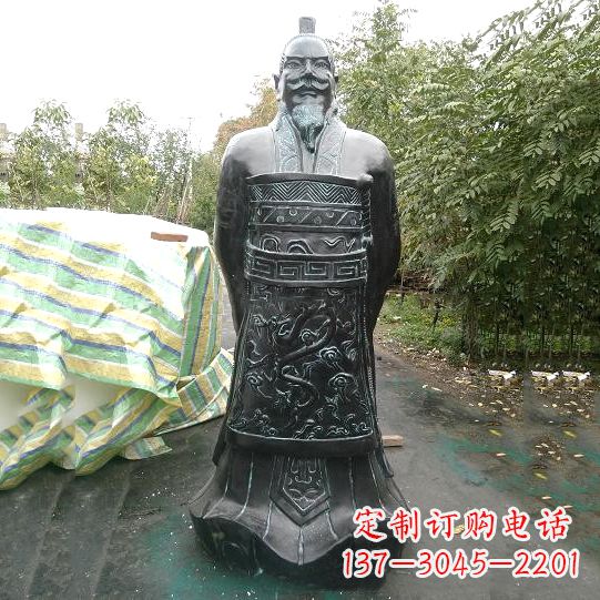 宁波秦始皇铸铜雕塑
