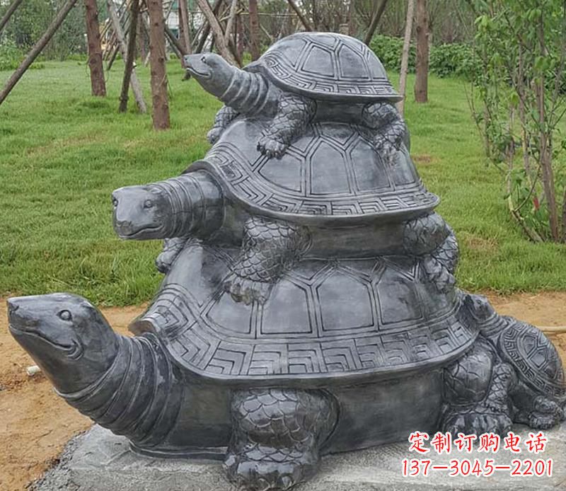 宁波精美耐看的海龟母子雕塑