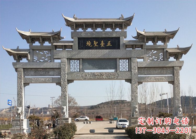 宁波青石牌坊雕塑:精美瑰丽古朴简洁