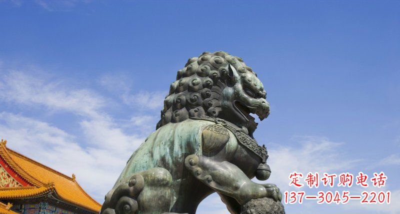宁波青铜故宫狮铜狮子雕塑
