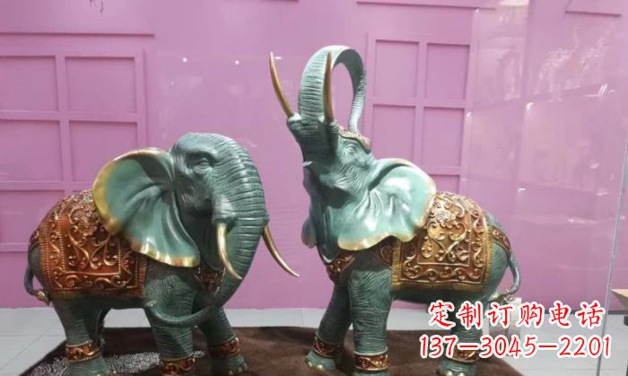 宁波青铜小象雕塑 (3)