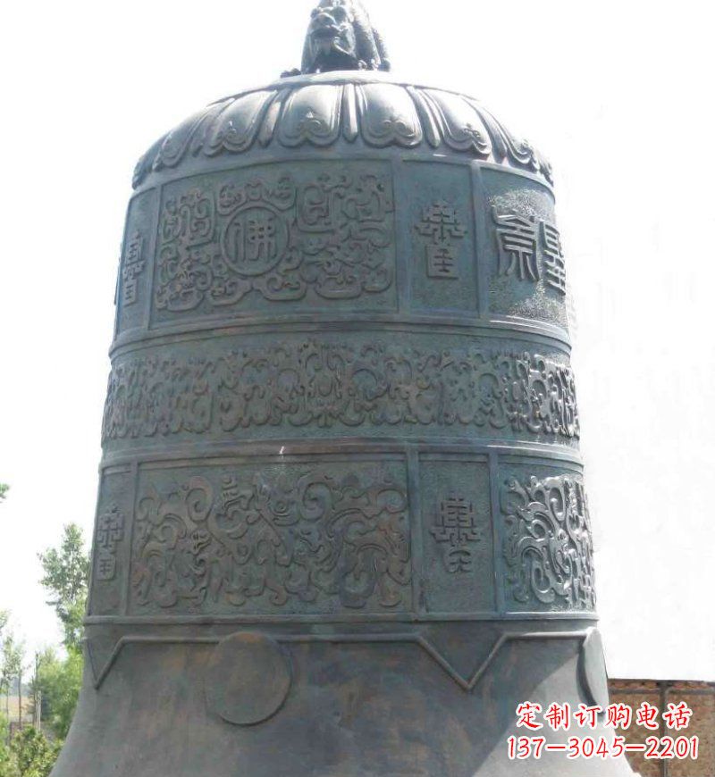 宁波青铜钟雕塑 (2)