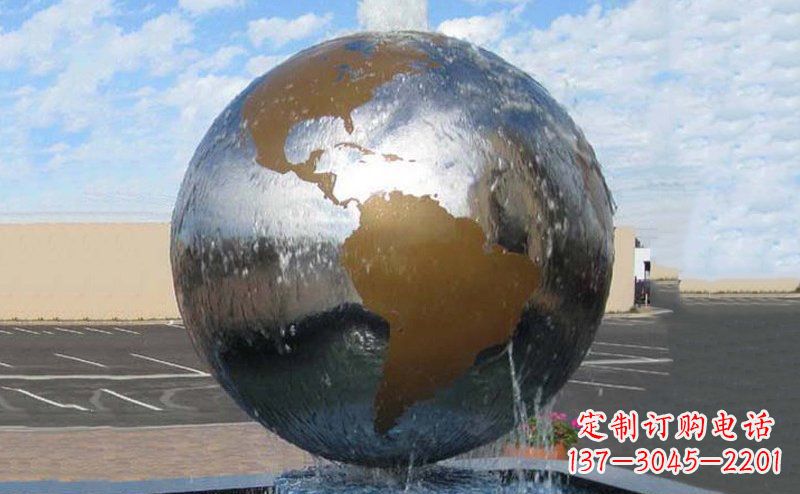 宁波球形不锈钢地球雕塑