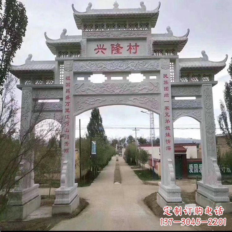 宁波牌坊雕塑--武当山艺术之美