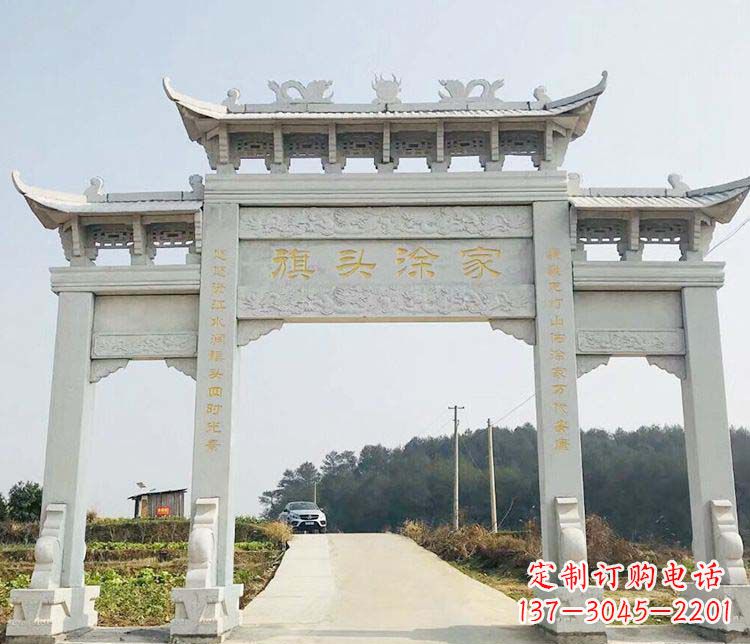 宁波三门牌坊石雕——精美雕塑,缔造传承