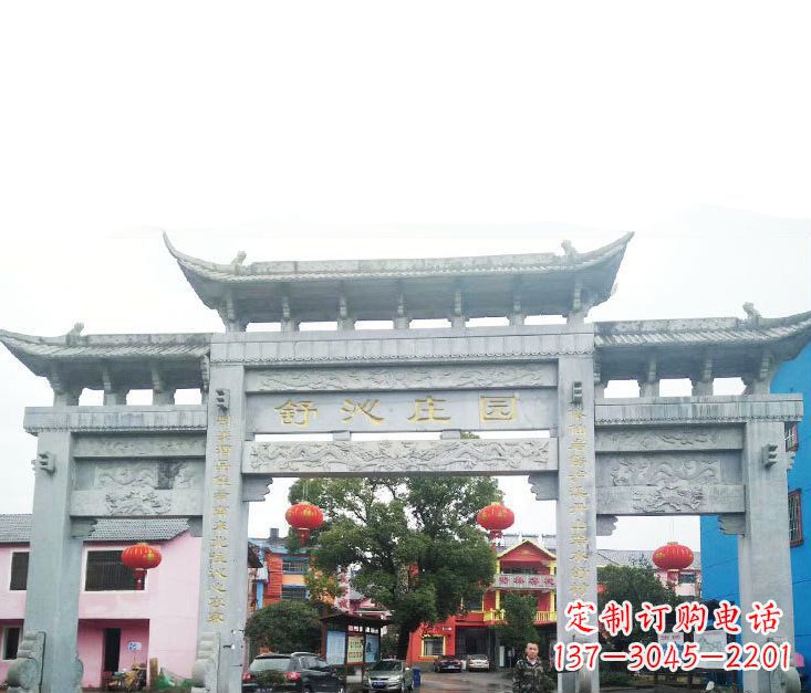 宁波石牌坊雕塑——见证时刻的美好记忆