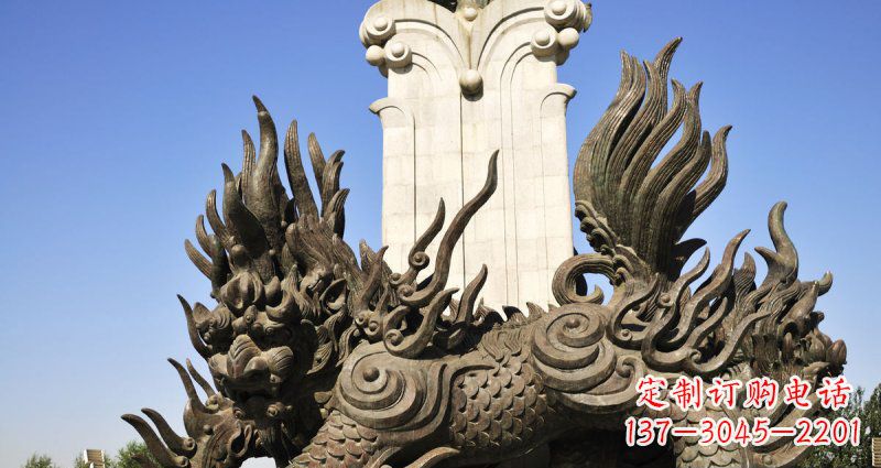 宁波神兽火麒麟铜雕