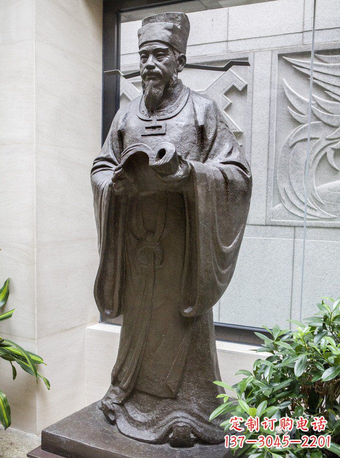 宁波精美沈括古代人物铜雕